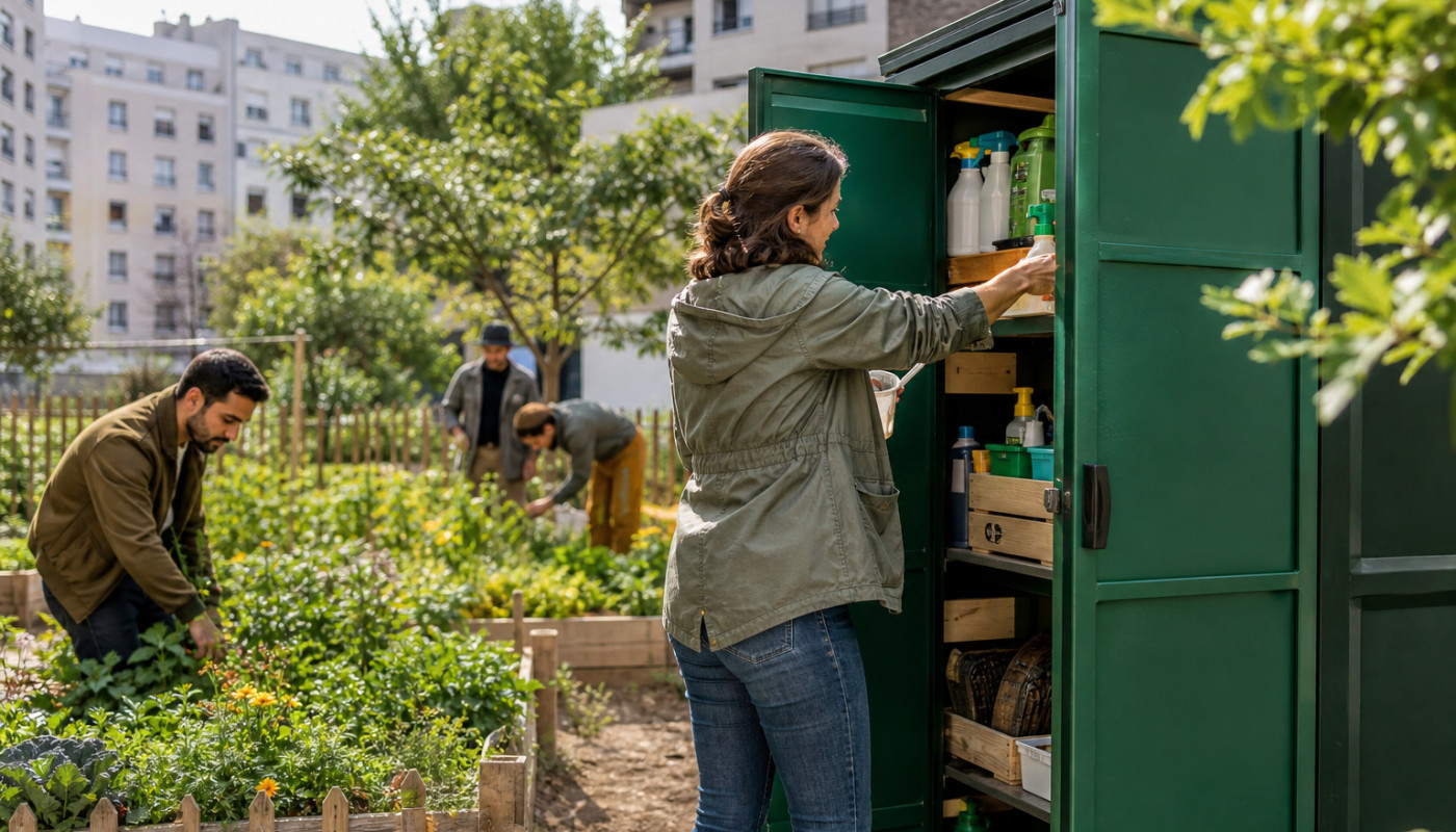 Armoire phytosanitaire : le nouvel atout caché des jardins partagés urbains
