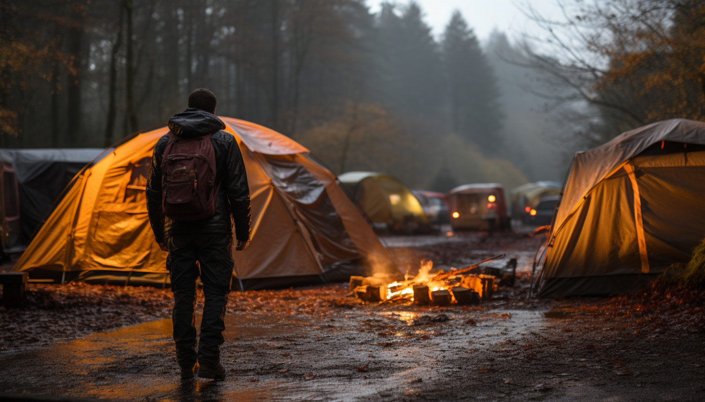 Conseils de camping : voici comment survivre à une journée de mauvais temps au camping